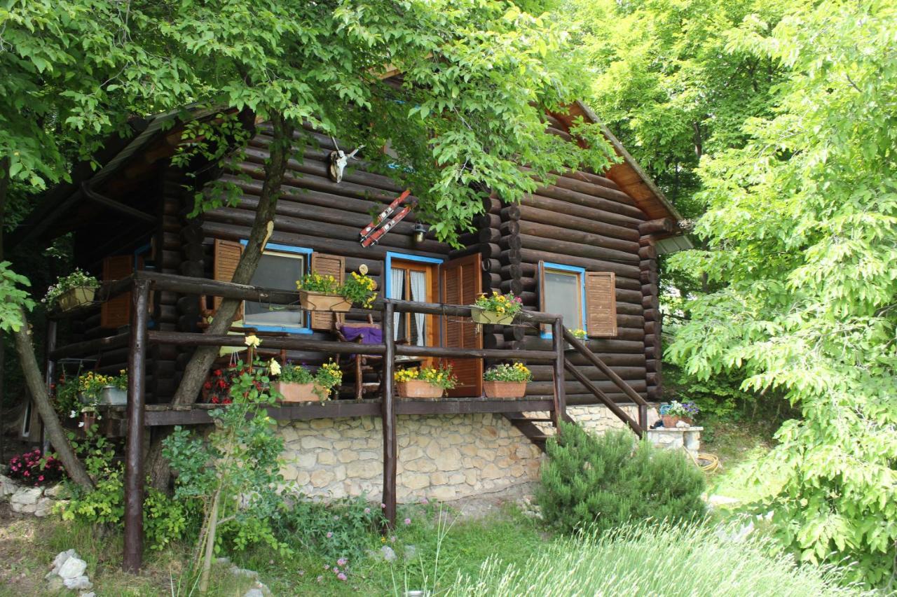 B&B Le Corone - Chalet Nel Bosco Cavalo Eksteriør billede